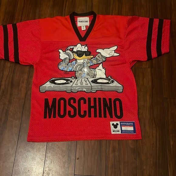 Moschino x H&M mesh Disney Donald Duck Jersey
